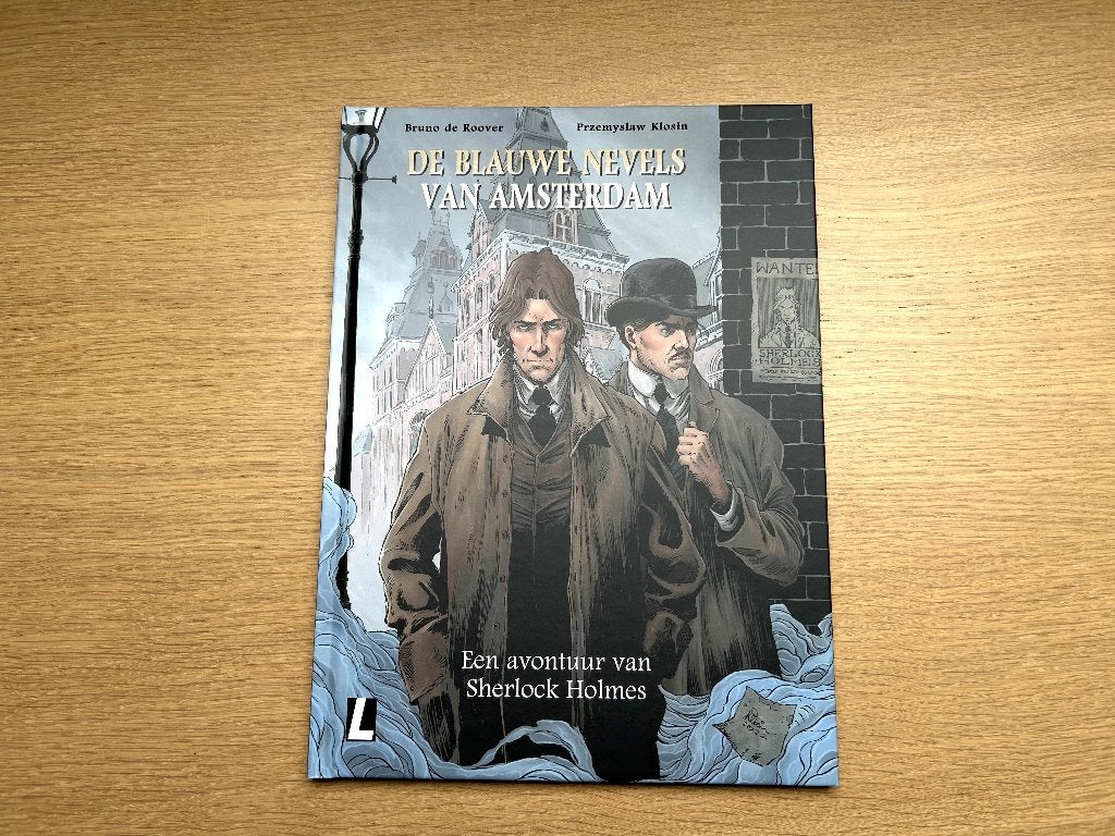 Sherlock Holmes - De blauwe nevels van Amsterdam, Eén stripboek, Ophalen of Verzenden, Zo goed als nieuw