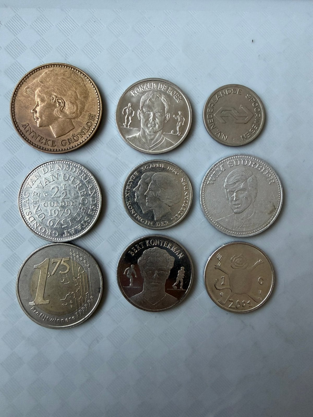 Kleine Verzameling nederlandse munten en penningen., Ophalen of Verzenden, Overige landen, Overige waardes