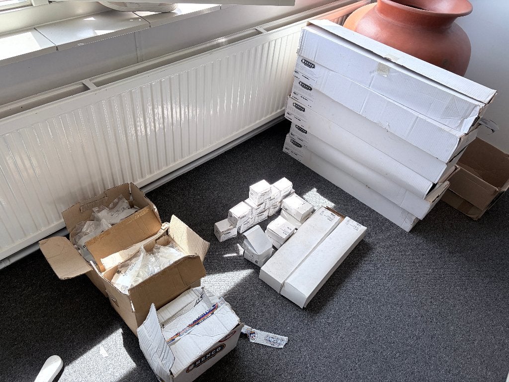 Complete Partij Henco Vloerverwarming Nieuw in Doos, Ophalen, Overige typen, Nieuw, 150 cm of meer