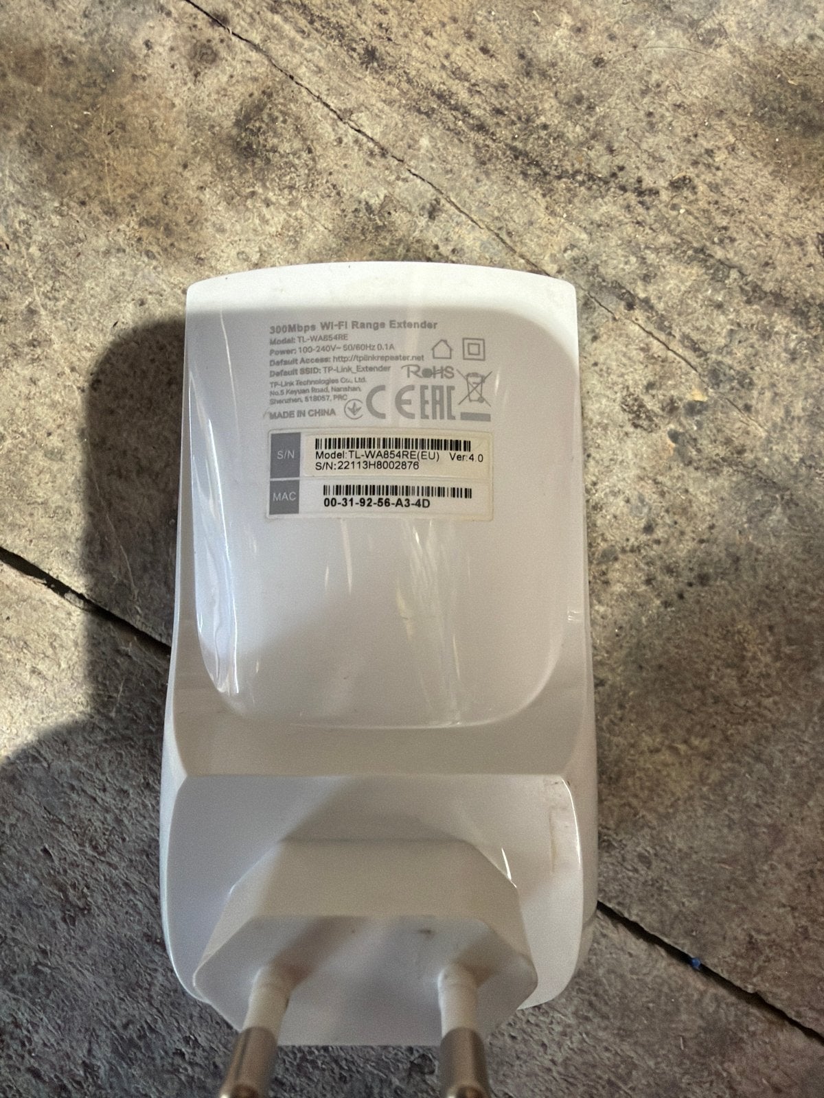TP-Link 300Mbps Wi-Fi Range Extender - RE, Verzenden, Gebruikt