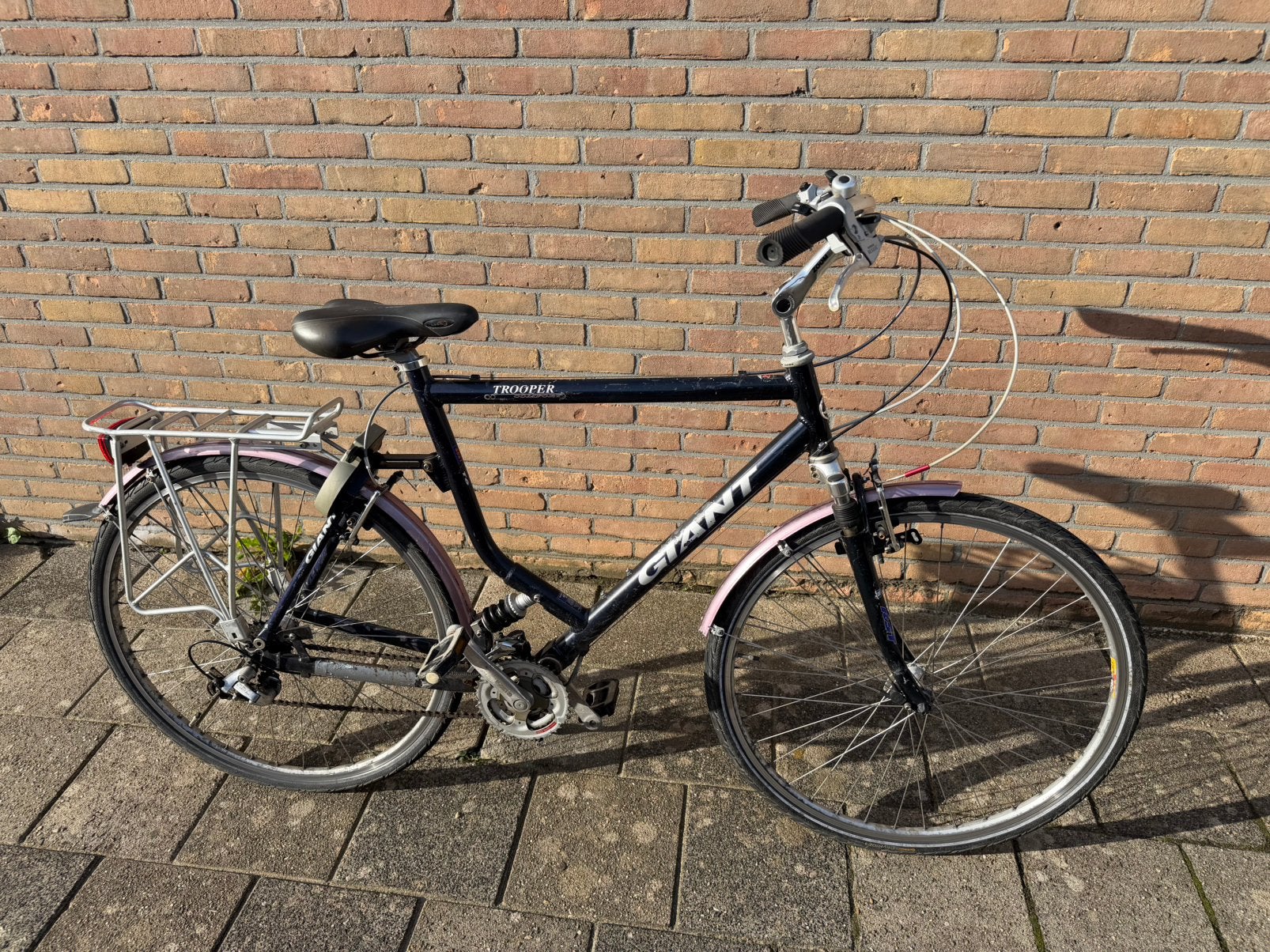 Giant kroeg stationsfiets 28” 55 cm versnellingen, Ophalen, Minder dan 10 versnellingen, Gebruikt, Vering