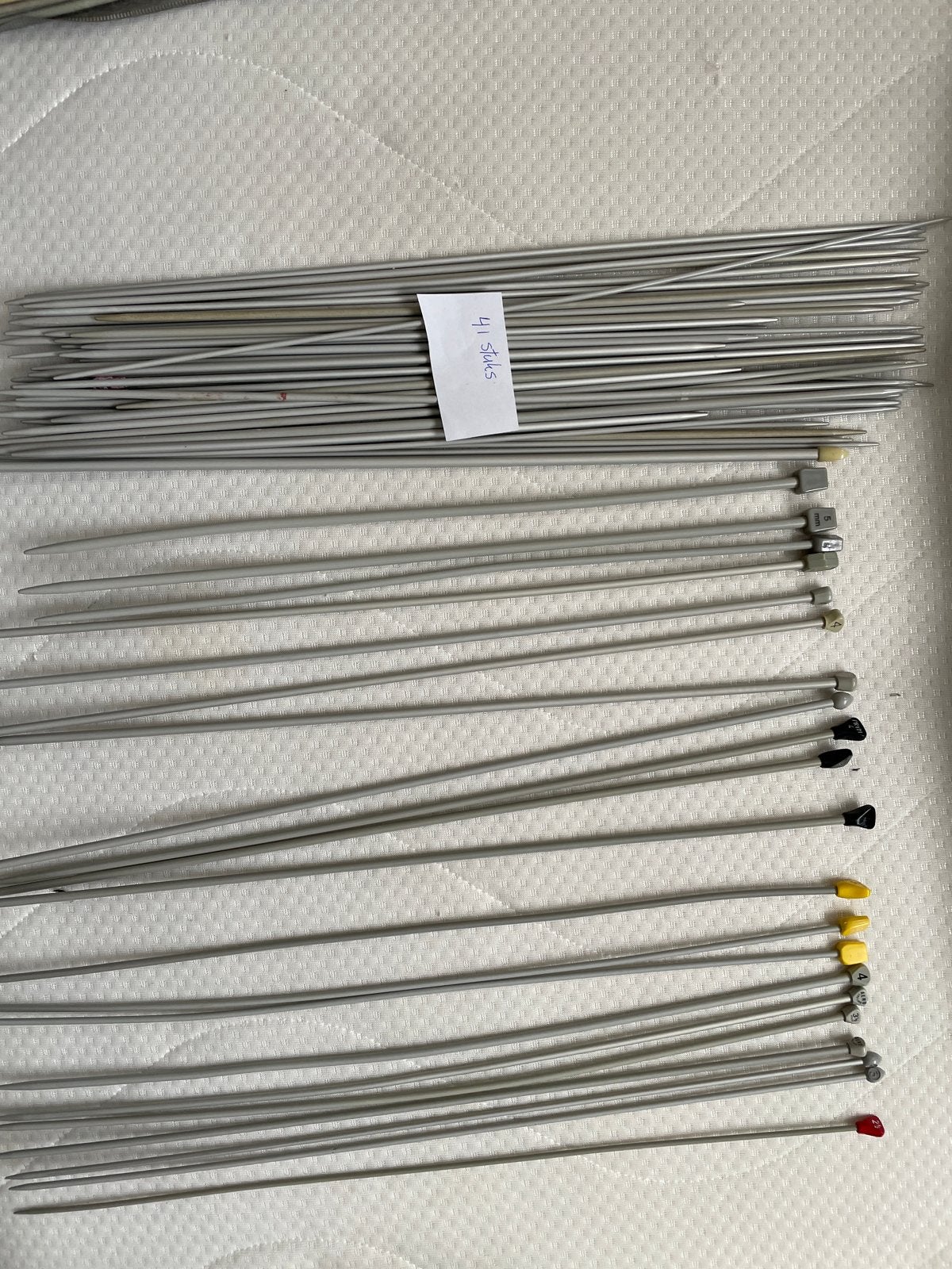 Grote collectie breinaalden, diverse maten, Verzenden, Gebruikt, Breien, Naald
