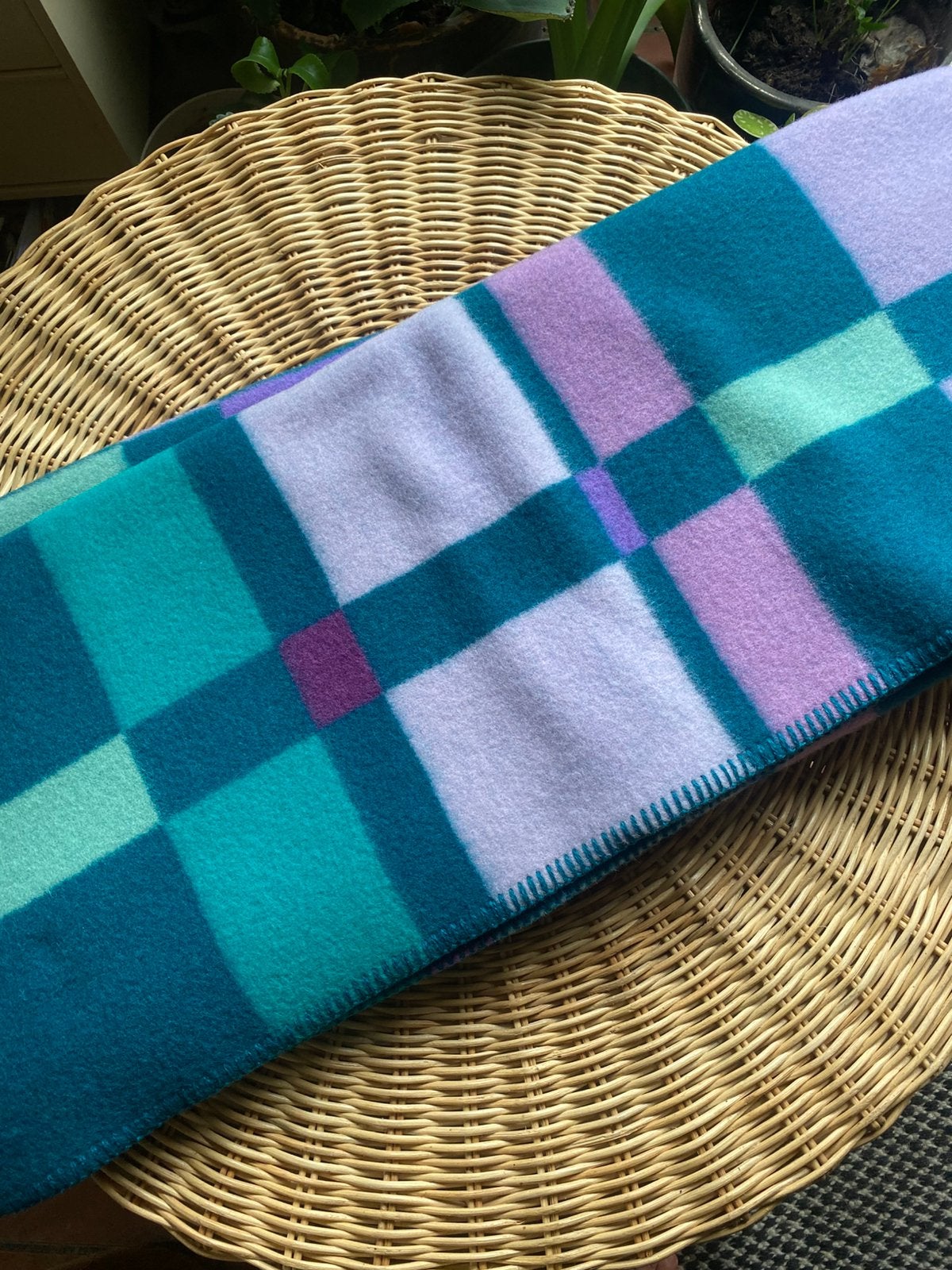 Prachtige wollen plaid Roros 135 x 200 cm NIEUW, 135 cm, Woondeken, Verzenden, Wol