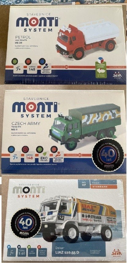 3 vrachtwagen Monti System 1/48    1:48    28/32mm, Overige merken, 1:50 of kleiner, Nieuw, Ophalen of Verzenden
