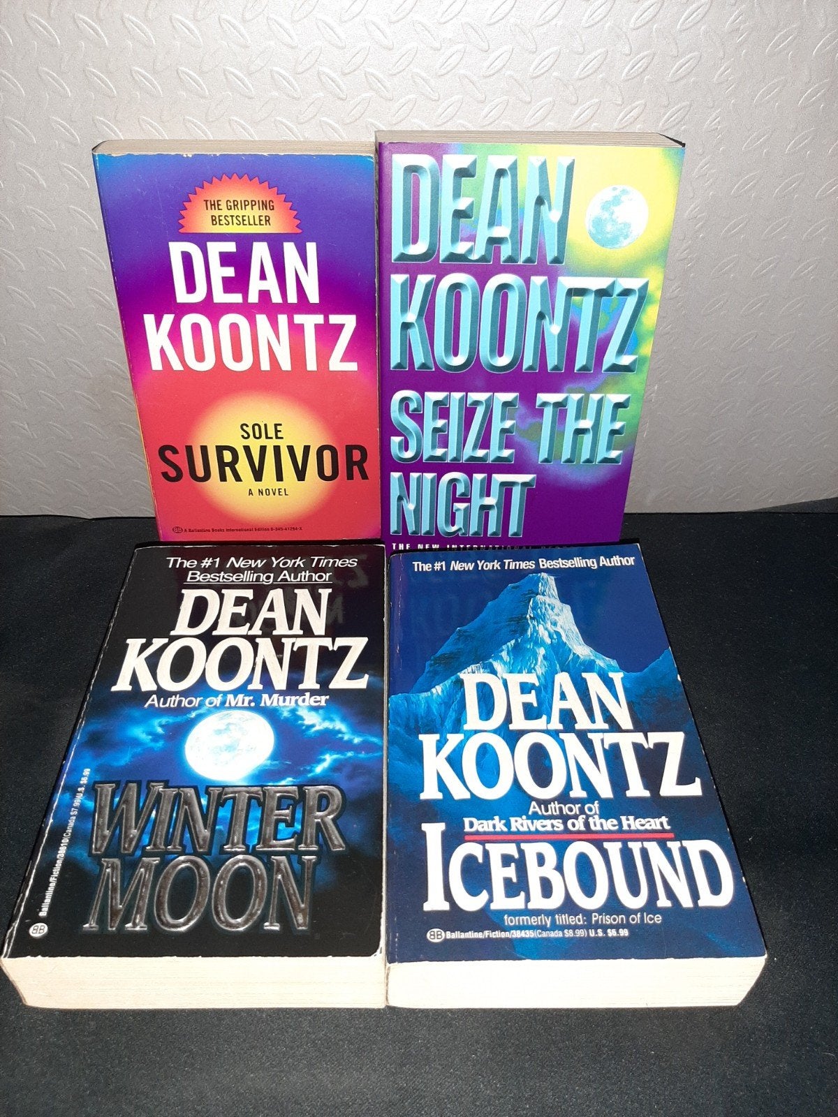 Dean Koontz Boeken Set  Icebound, Winter Moon, Seize the Ni, Ophalen of Verzenden, Gelezen, Dean Koontz, Amerika
