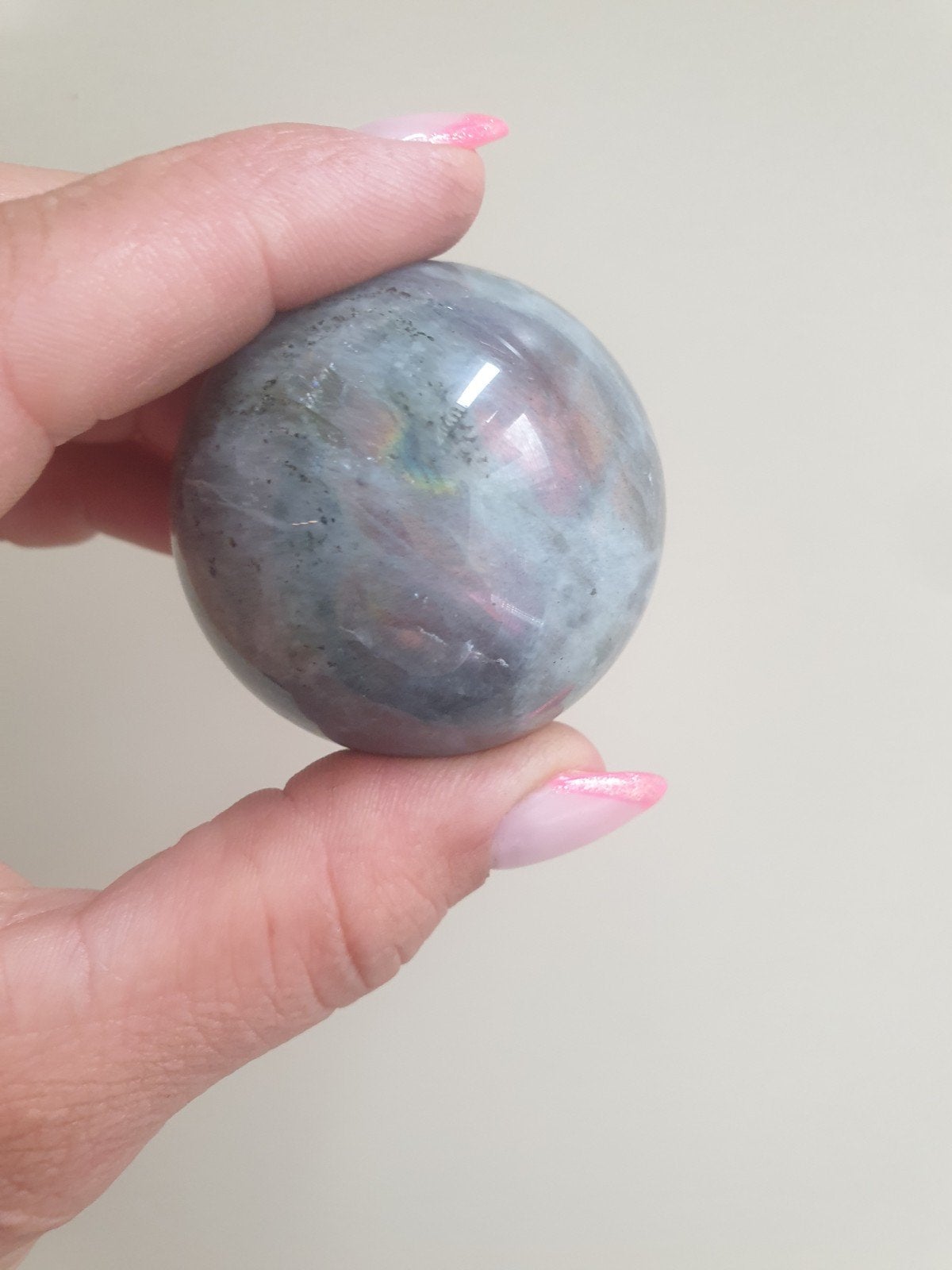 Bol labradoriet, Verzamelen, Mineralen en Fossielen, Ophalen of Verzenden