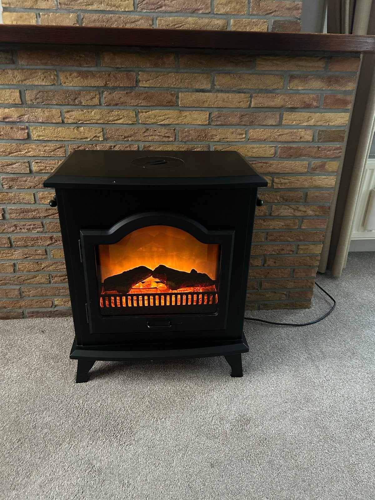 Elektrische sfeerhaard Classic Fire AJ60 - 1800W, Ophalen, Gebruikt, Vrijstaande haard, Elektrische haard