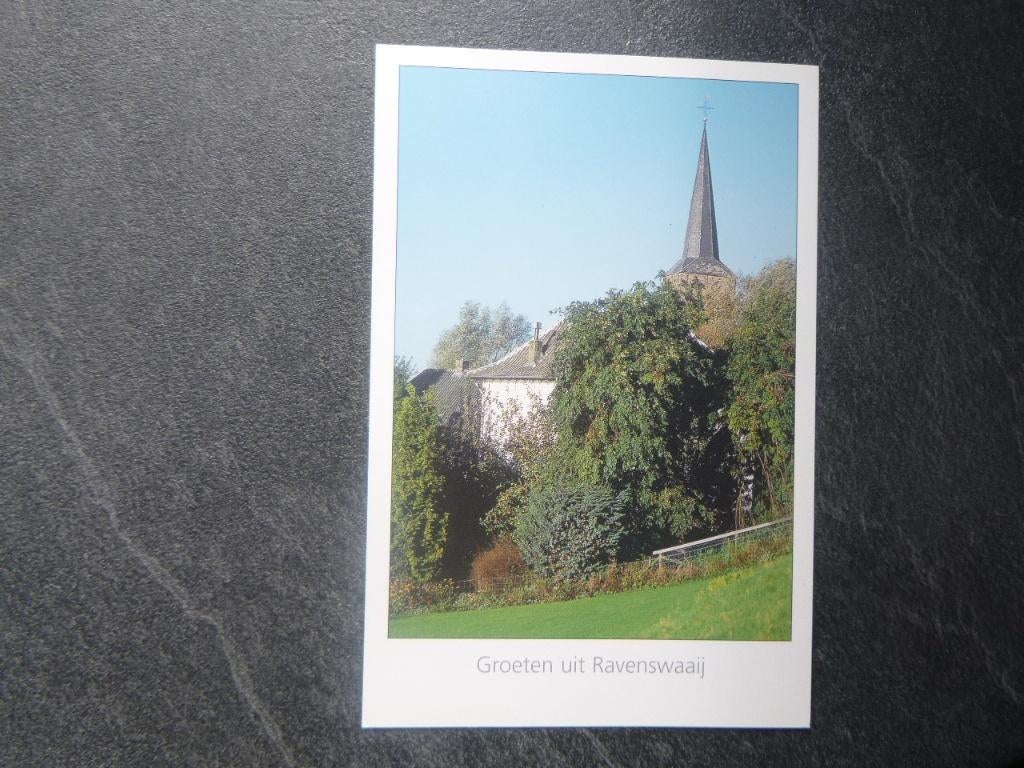 groeten uit Ravenswaaij, kerk, Verzenden, 1980 tot heden, Ongelopen, Noord-Brabant