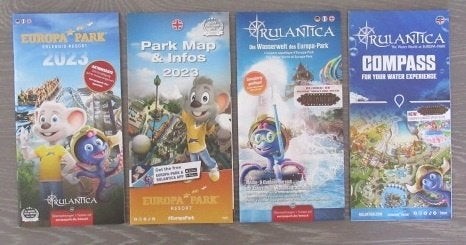 Folders Europapark/Rulantica infofolders en plattegronden, Drie personen of meer, Overige typen