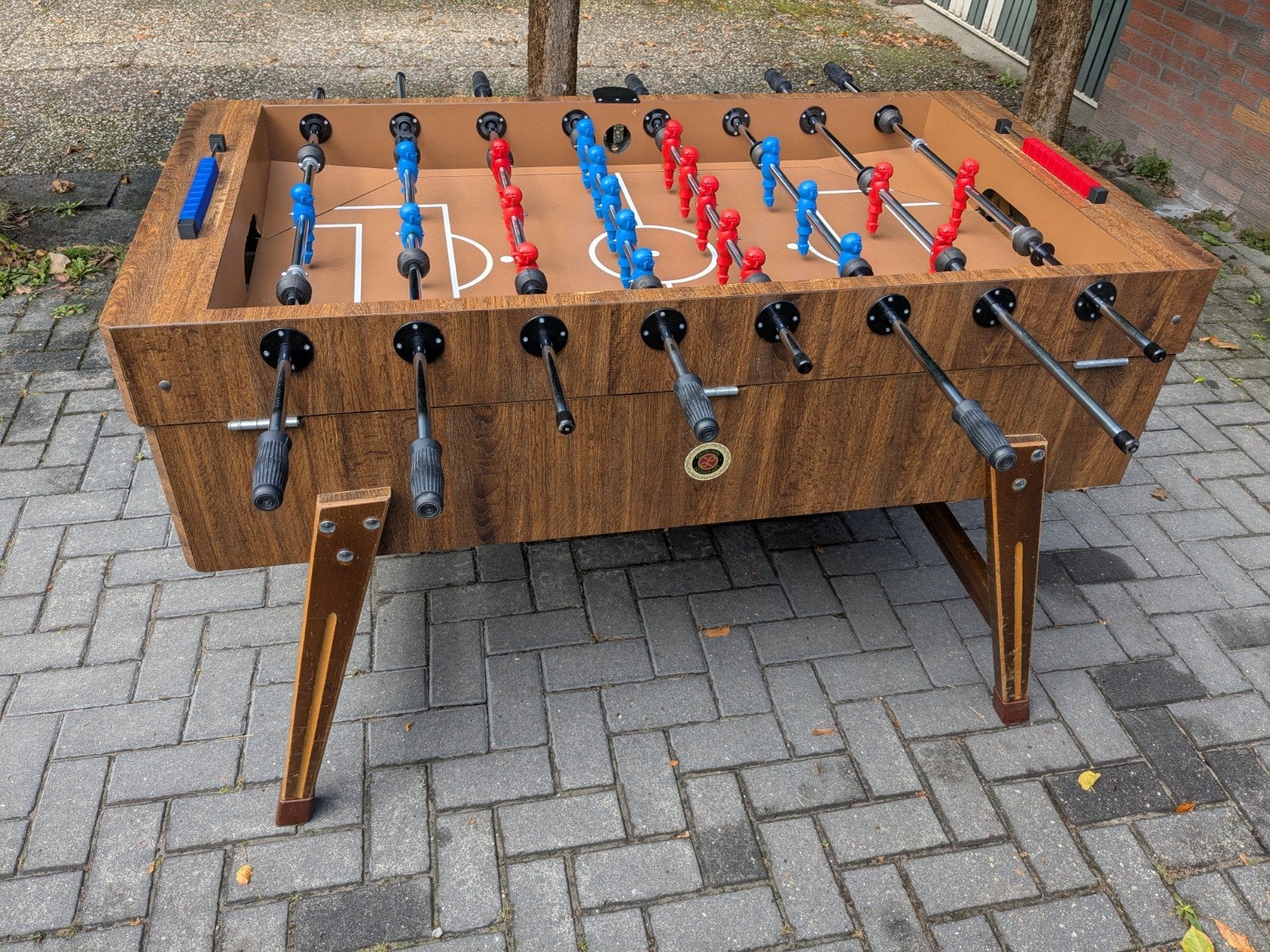 Leonhart oldskool tafelvoetbal / voetbaltafel, Ophalen, Gebruikt