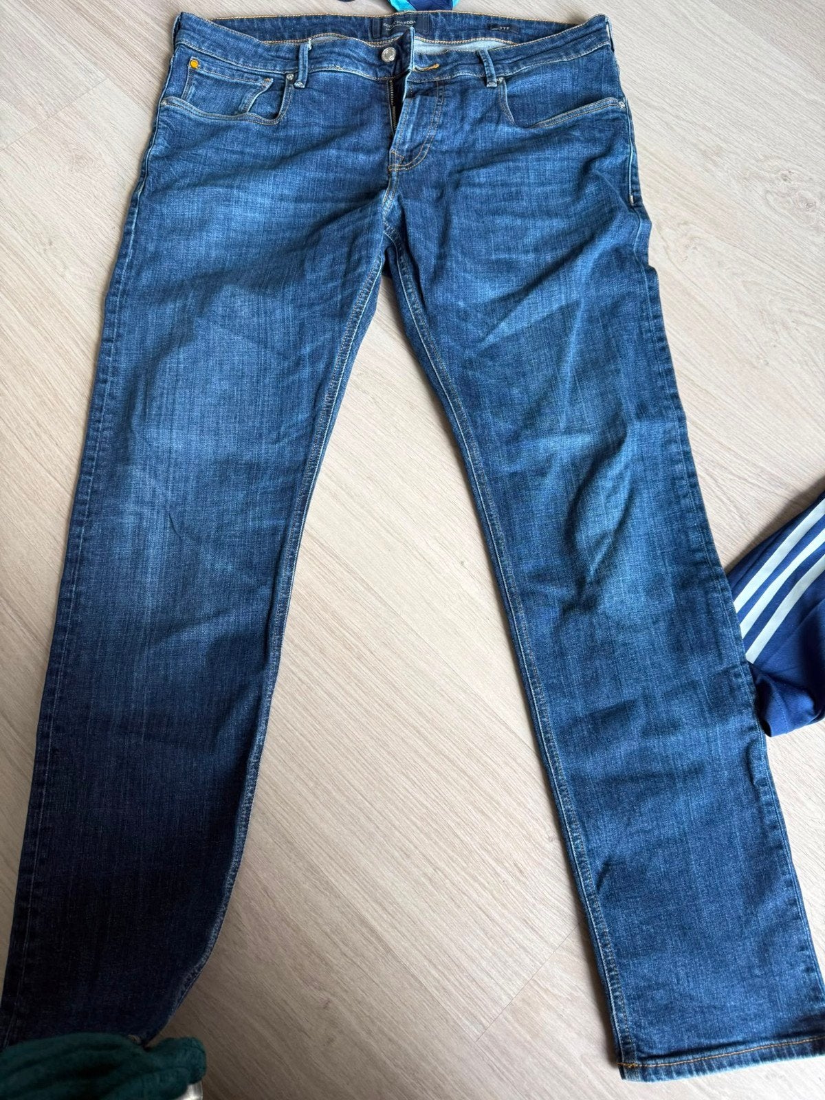 scotch & soda 36/32, Ophalen of Verzenden, Zo goed als nieuw, Blauw, W36 - W38 (confectie 52/54)