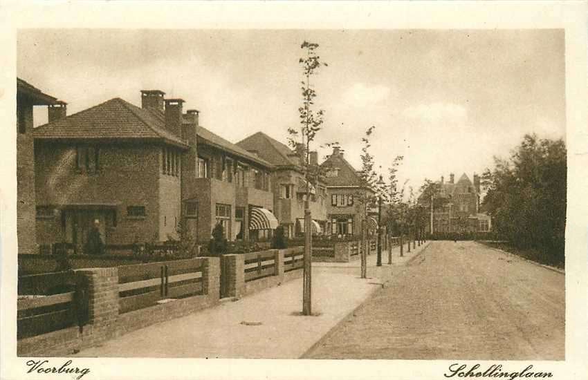 300-262-021 Voorburg Schellinglaan, Verzamelen, Verzenden, Voor 1920, Zuid-Holland