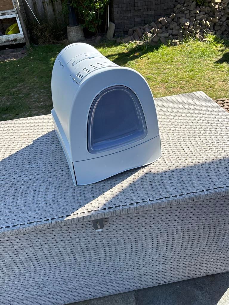 Afgesloten kattenbak, Ophalen of Verzenden, Gebruikt