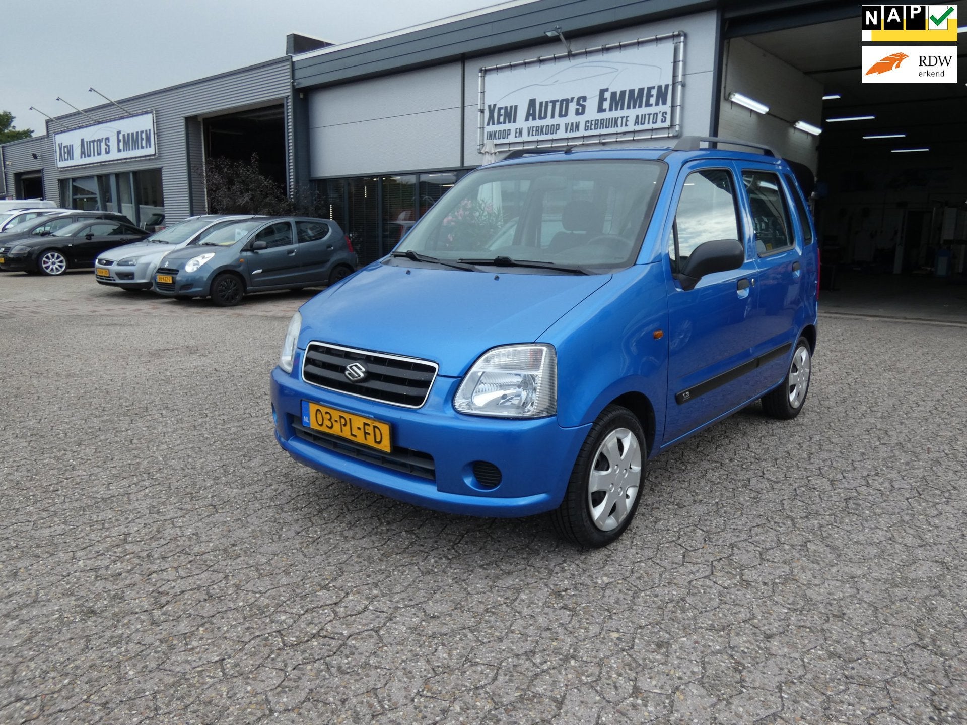 Suzuki Wagon R+ 1.3 GLS|Nw.APK|Hoogzitter|Nw.Banden|5 Deurs., Voorwielaandrijving, 94 pk, Origineel Nederlands, Bedrijf