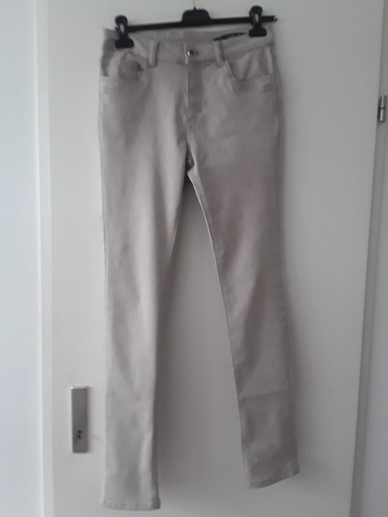 Broek jeans Parami 36 beige, Ophalen of Verzenden, Zo goed als nieuw, Blauw, W28 - W29 (confectie 36)