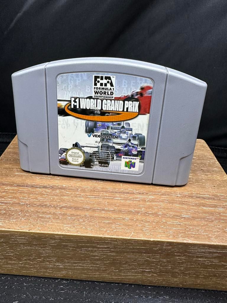 F1 World Grand Prix (N64) Origineel Nintendo 64 Game, Spelcomputers en Games, Gebruikt, G, A, 1 speler