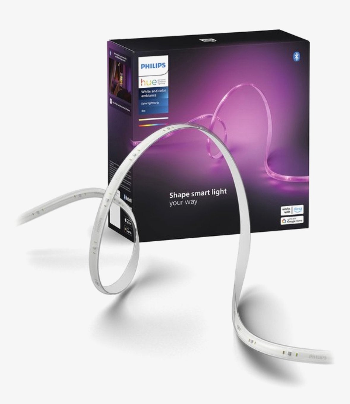 ✅ Philips Hue led strip - wit en gekleurd licht - 3 meter, Ophalen, Nieuw, 60 Hz of minder, LED