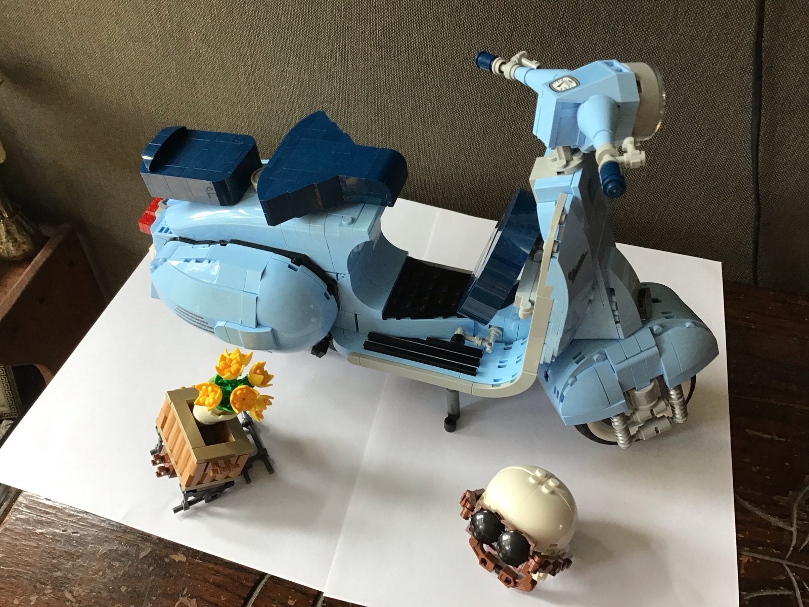 Lego Vespa 125 (10298) scooter, Gebruikt, Lego, Ophalen of Verzenden, Compleet