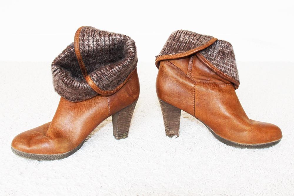 Prachtige Bruin Leren Dames Laarsjes (Maat 39) € 45,-, Bruin, Lage of Enkellaarzen, Ophalen of Verzenden, Zo goed als nieuw