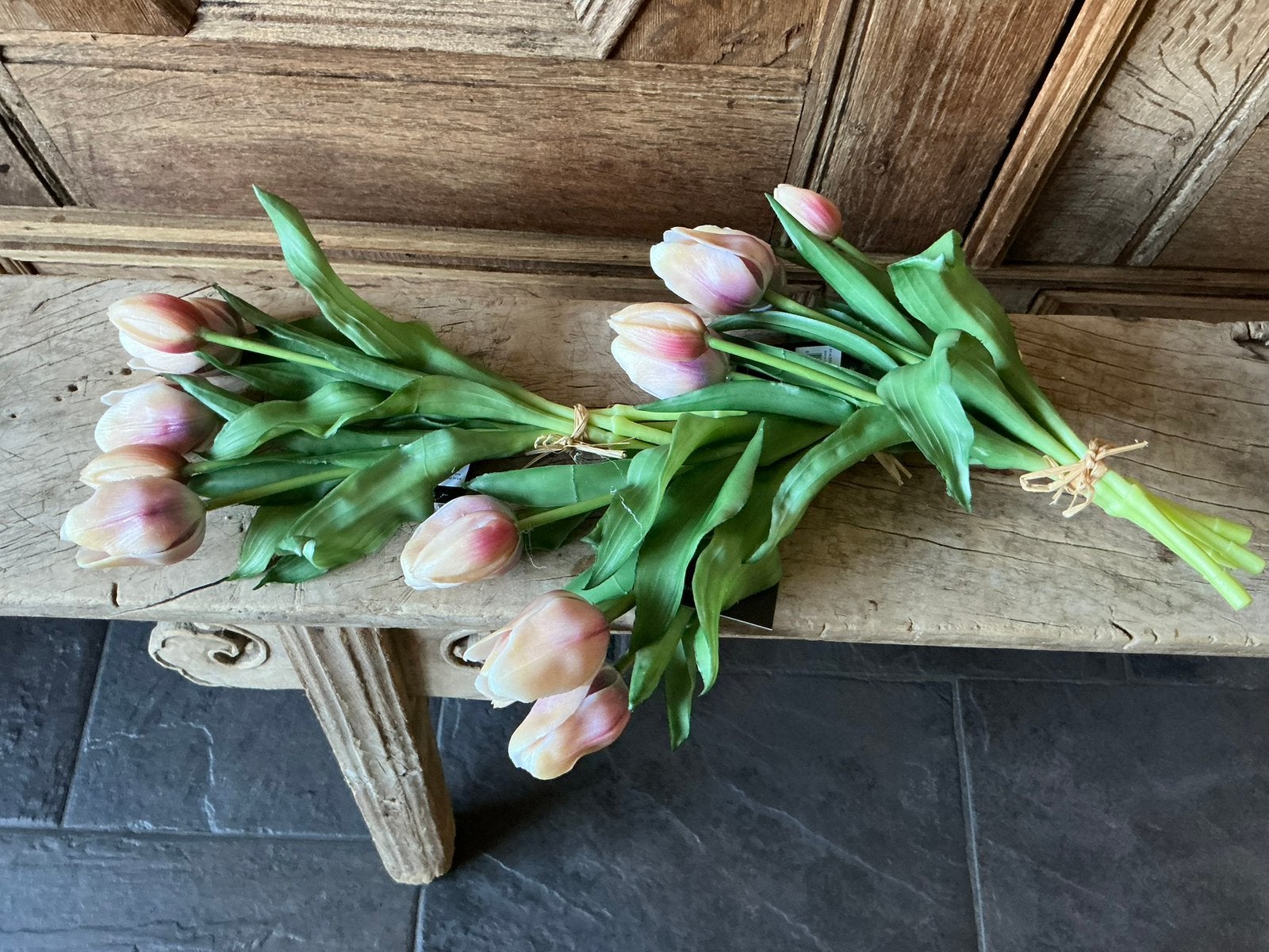 AANBIEDING 3 bos Countryfield tulpen kunstbloemen, Ophalen of Verzenden, Nieuw