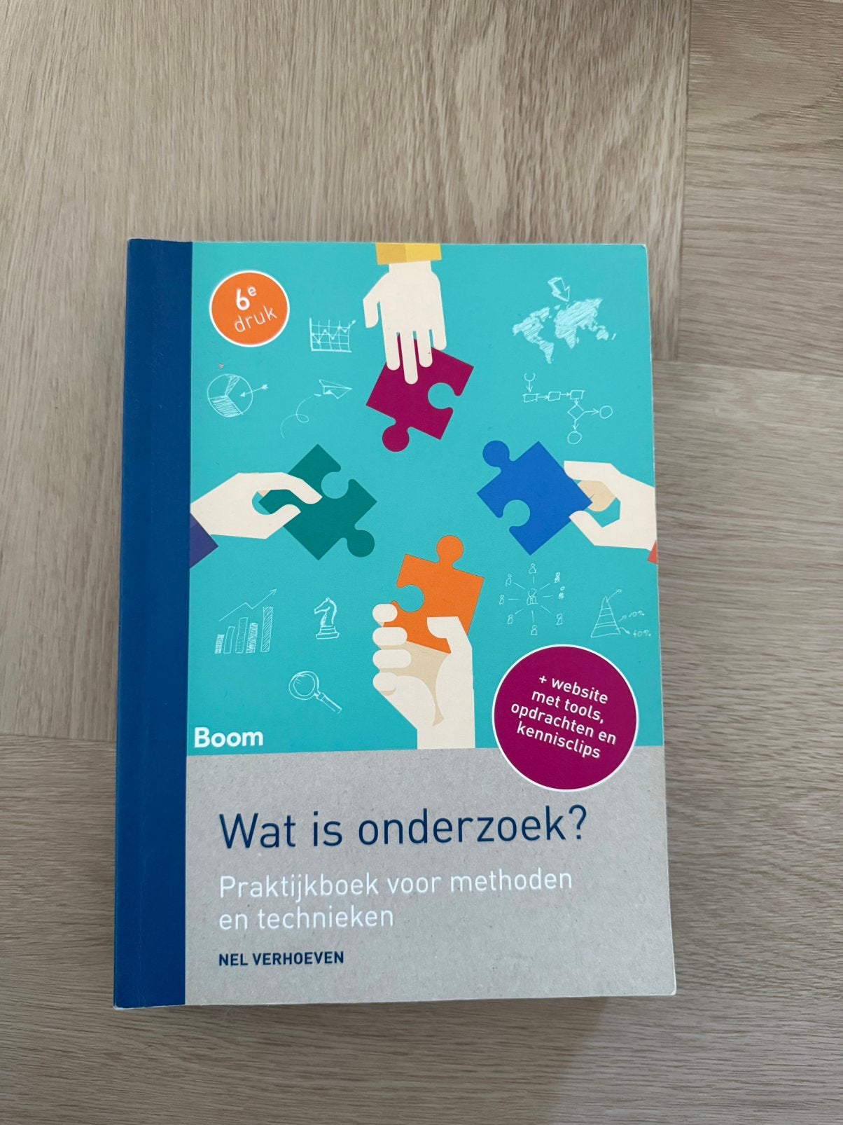 Wat is onderzoek? Nel Verhoeven, Boeken, Ophalen of Verzenden, Zo goed als nieuw, Economie en Marketing