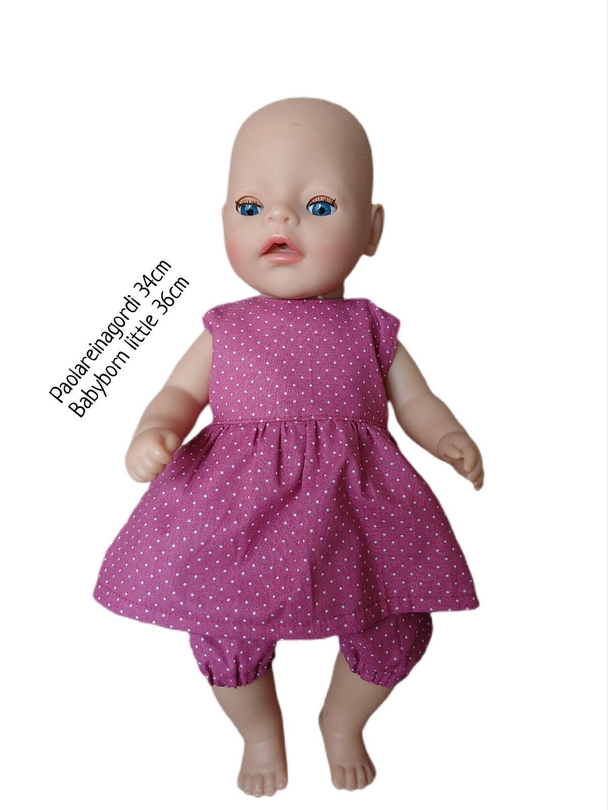 poppenkleding voor bv pop 34cm of babybornlittlegirl 36cm, Ophalen of Verzenden, Nieuw, Babypop