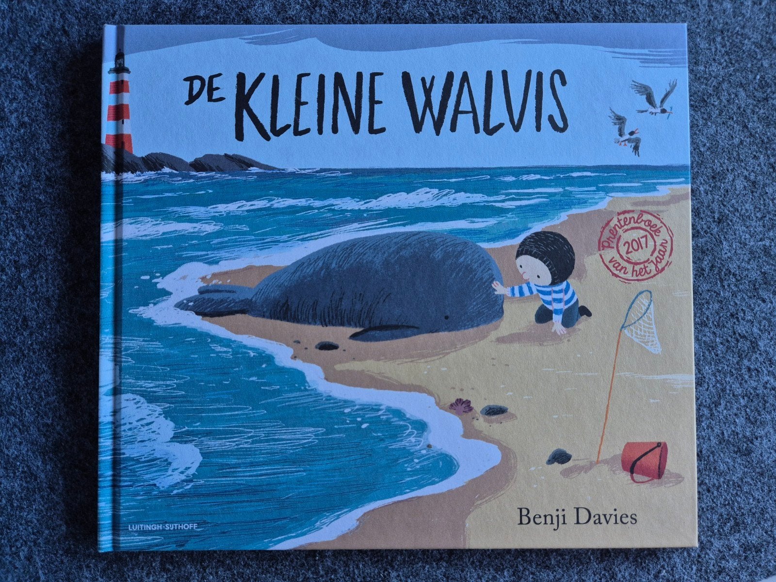 De Kleine Walvis - Benji Davies (Prentenboek van het Jaar), Fictie algemeen, Jongen of Meisje, Nieuw, Ophalen of Verzenden