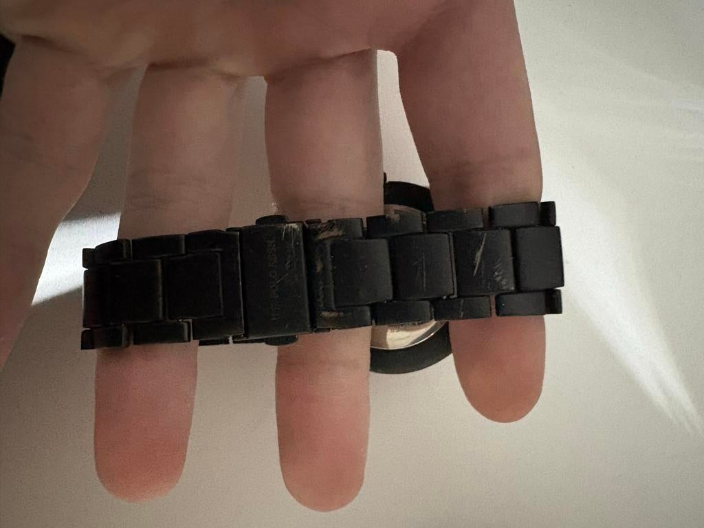U.S. Polo Assn. Horloge - Zwart met Witte Wijzerplaat, Sieraden, Tassen en Uiterlijk, Overige merken, Overige materialen, Gebruikt
