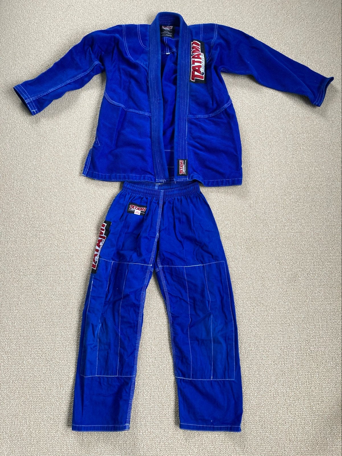 Tatami Fightwear blauw judopak - Maat M3, Gebruikt, Overige, Vechtsportpak, Maat M
