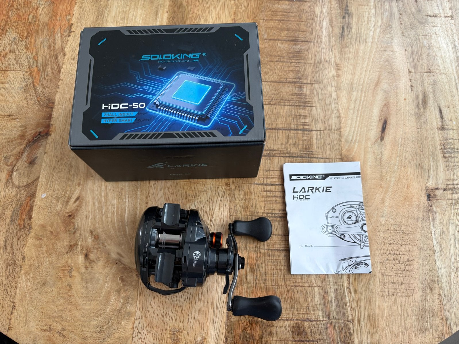 SooKing Larkke HDC-50 Baitcasting Reel - Nieuw in doos, Ophalen of Verzenden, Nieuw, Molen