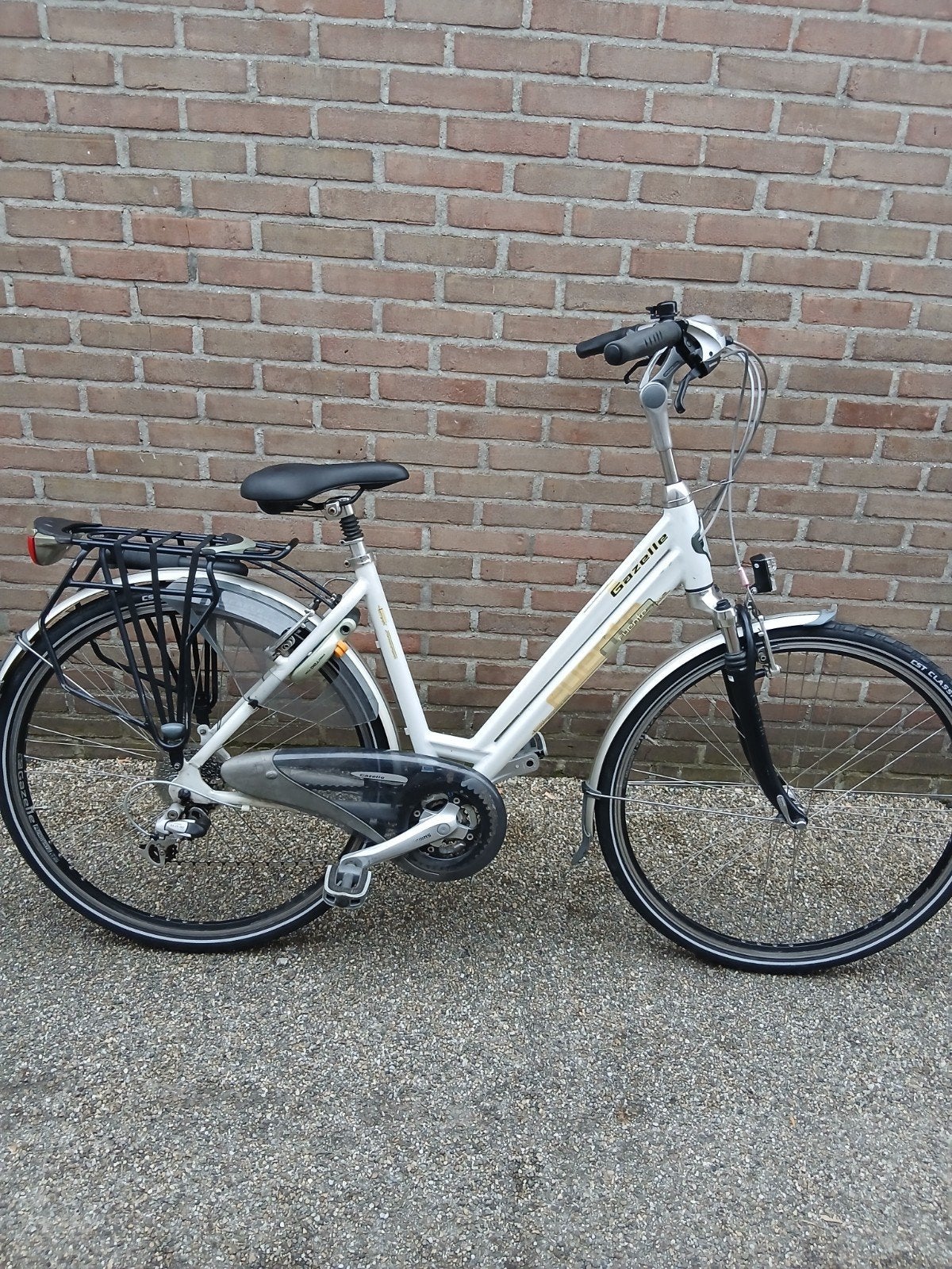 gazelle fuente framemaat 49cm, Ophalen, Velgrem, 47 tot 50 cm, Versnellingen