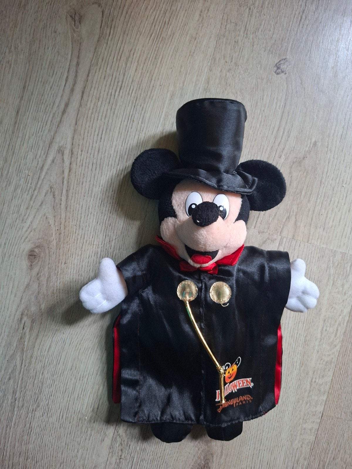 Mickey Mouse Halloween Knuffel Disneyland Parijs, Disney, Disney, Overige typen, Zwart