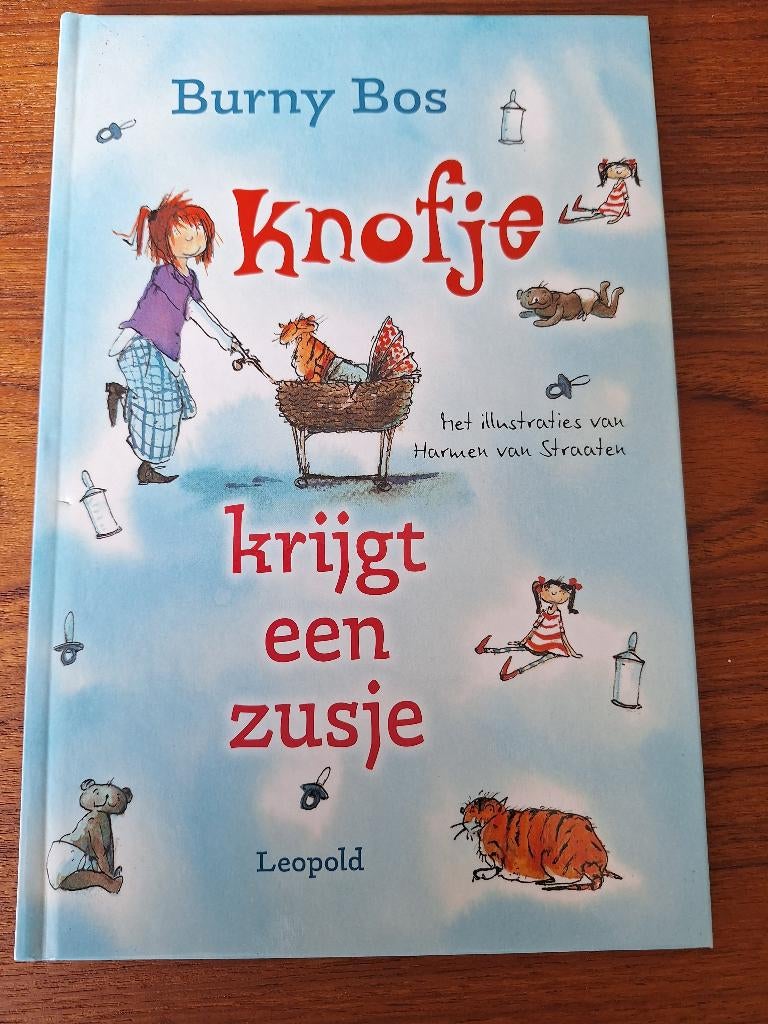 Knofje krijgt een zusje - Burny Bos & Harmen van Straaten, Gelezen, Fictie algemeen, Jongen of Meisje, Ophalen of Verzenden