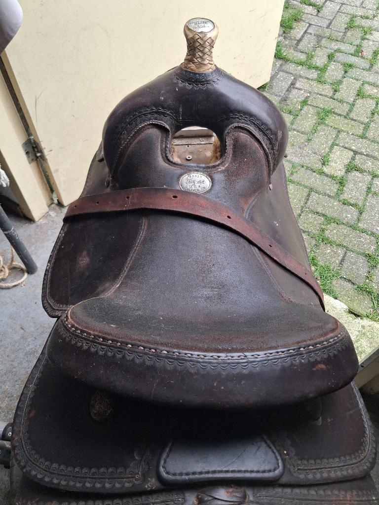 Western zadel, Dieren en Toebehoren, Paarden en Pony's | Zadels, Ophalen, Gebruikt, Western