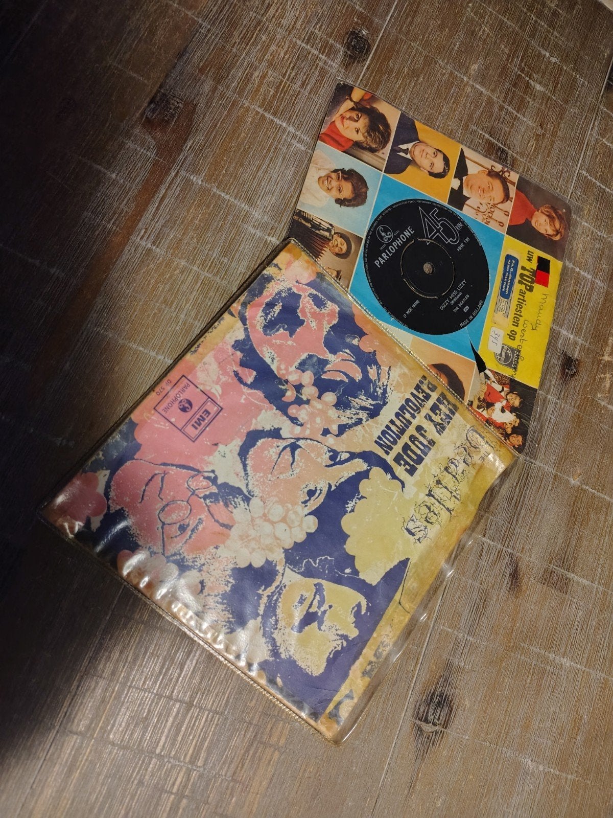 2x the beatles single, Ophalen of Verzenden, Gebruikt, Pop