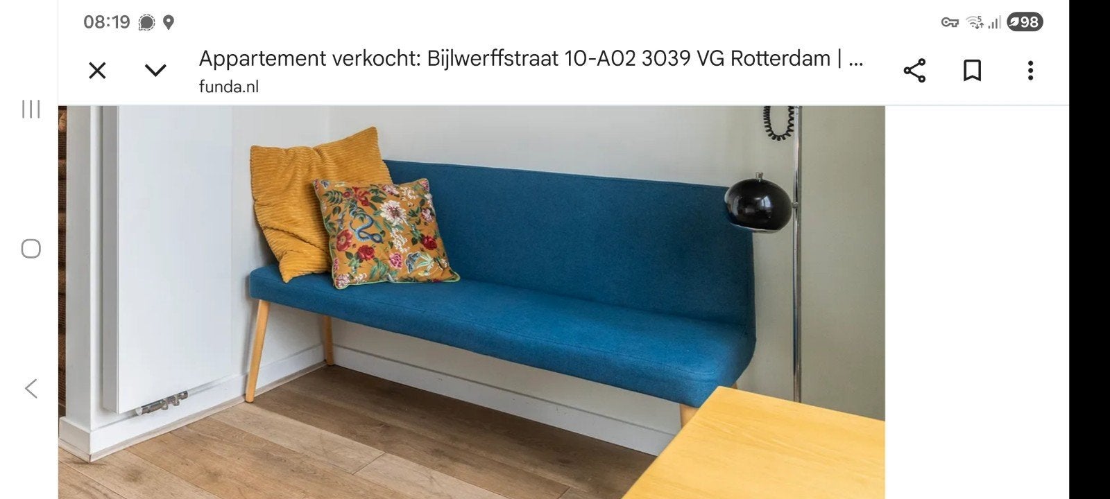 Eetkamer bankje, Huis en Inrichting, Complete eetkamers, Gebruikt, Minder dan 4 stoelen, Ophalen