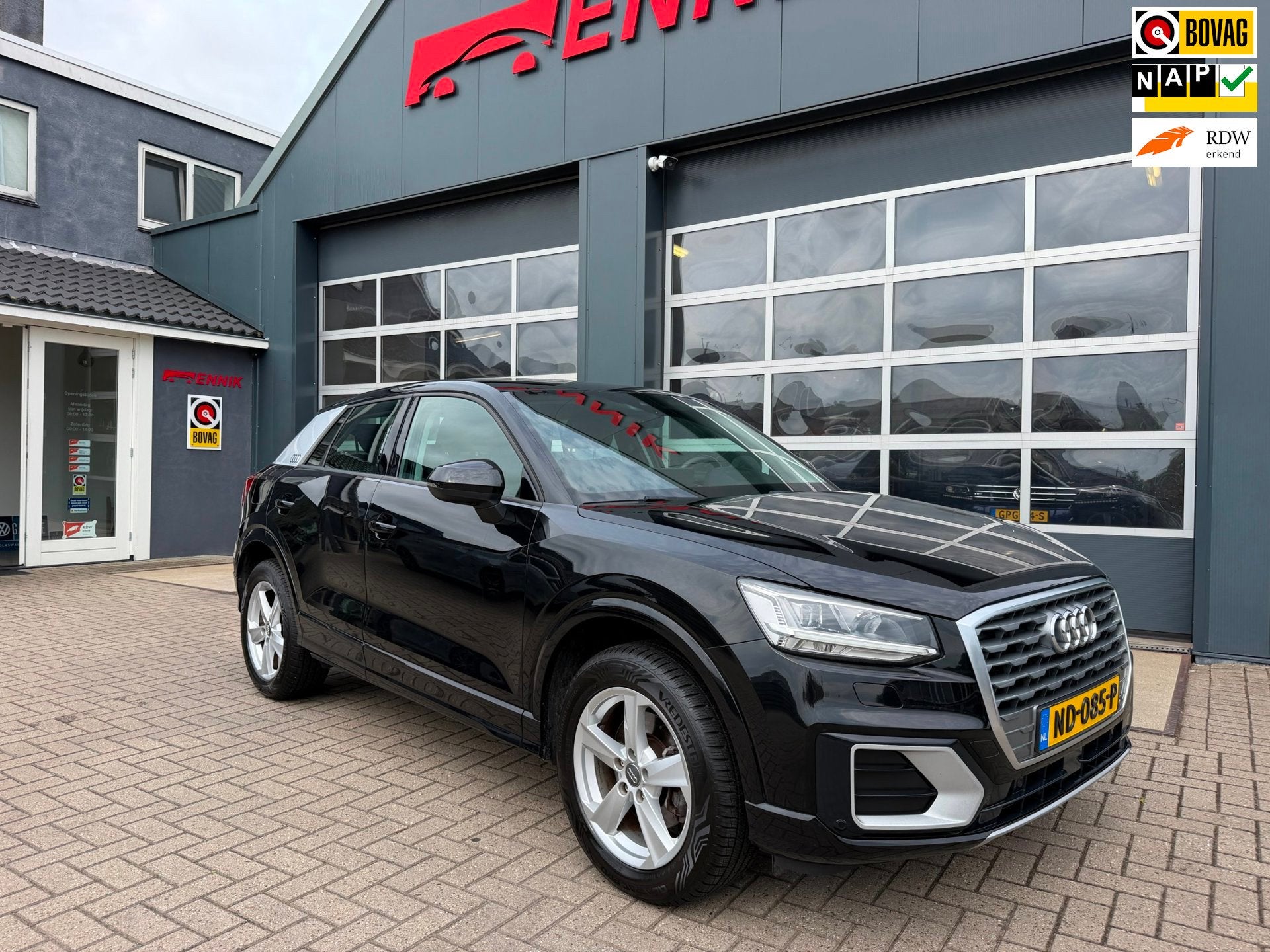 Audi Q2 1.4 TFSI CoD Sport Pro Line / ACC / Virtual / LED /, Voorwielaandrijving, Gebruikt, 150 pk, Zwart