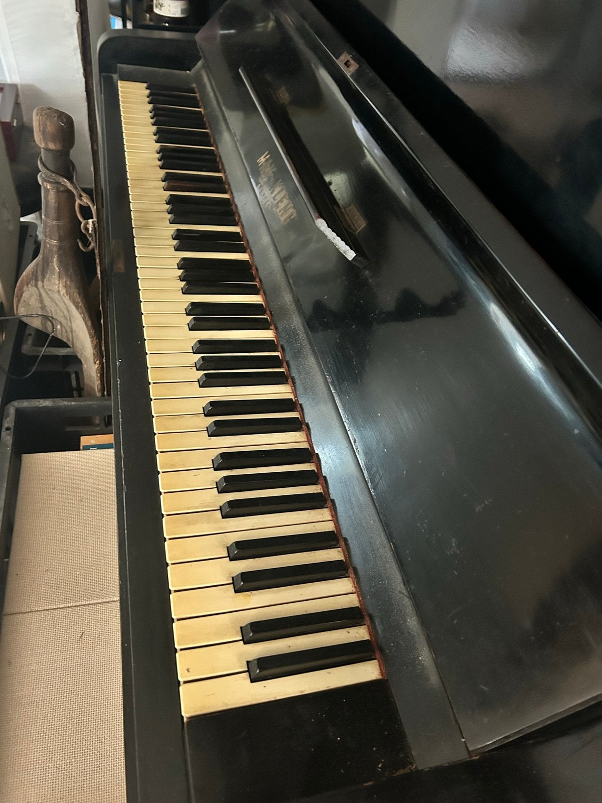Antieke Max Kleng Dresden Piano - Zwart, Gebruikt, Ophalen, Gebruikt, Zwart, Piano