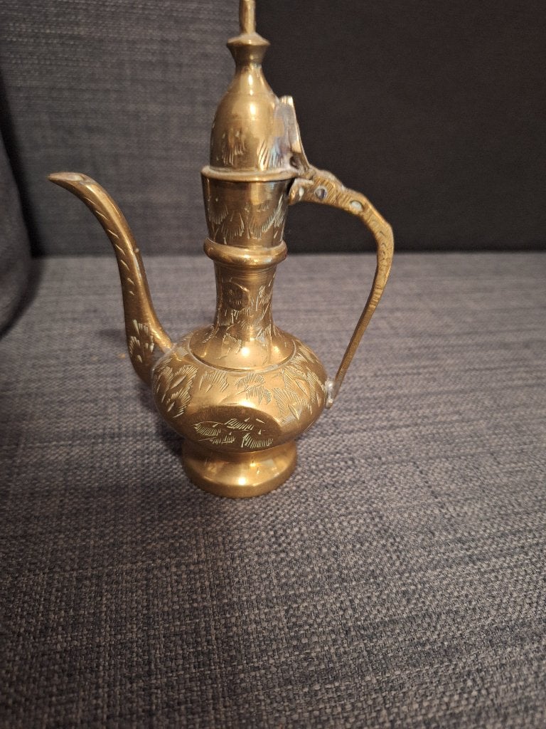 Antike Brass Genie bottle (messing), Ophalen of Verzenden