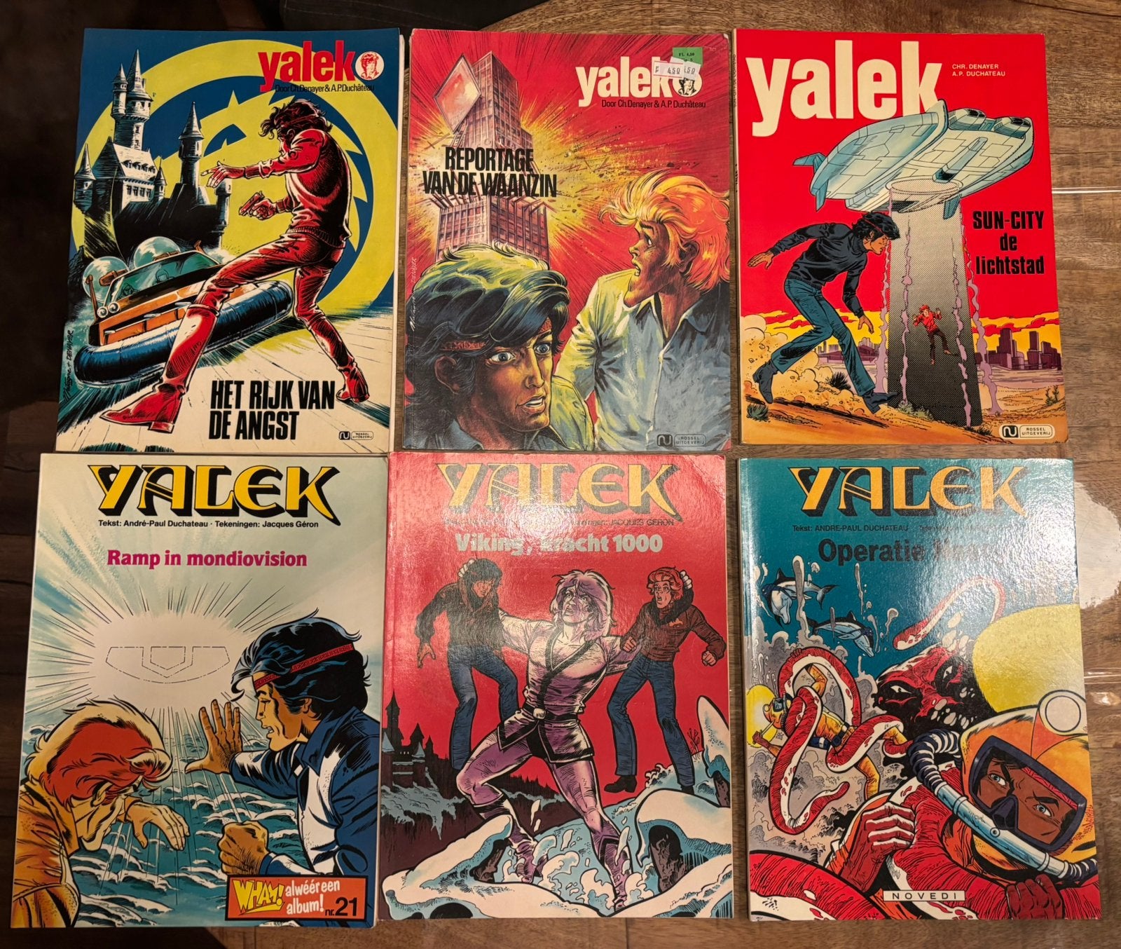 Te koop stripboeken Yalek, Meerdere stripboeken, Ophalen of Verzenden, Gelezen