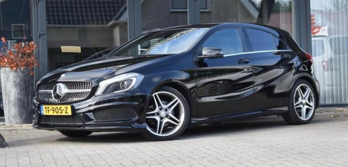 Mercedes Benz A-Klasse A180 AMG-line 1.6 Blue Efficiency, Auto's, Mercedes-Benz, Voorwielaandrijving, 4 cilinders, 1595 cc, 1200 kg