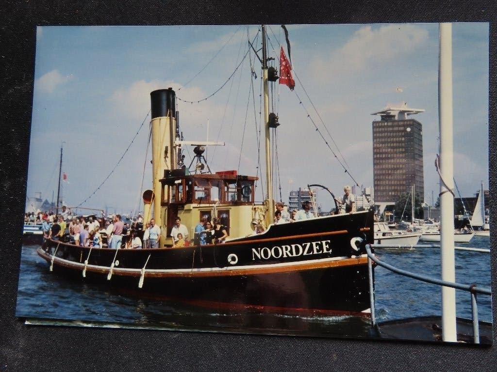 foto sleepboot Noordzee, Ophalen of Verzenden, Motorboot, Kaart, Foto of Prent