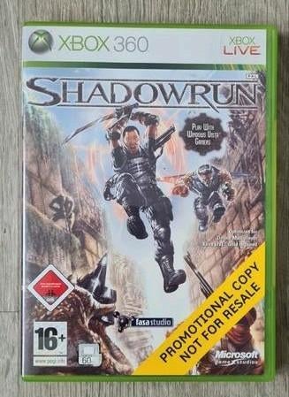 Shadowrun Xbox 360 - Promotional Copy, Spelcomputers en Games, Games | Xbox 360, Gebruikt, Shooter, 3 spelers of meer, Vanaf 16 jaar