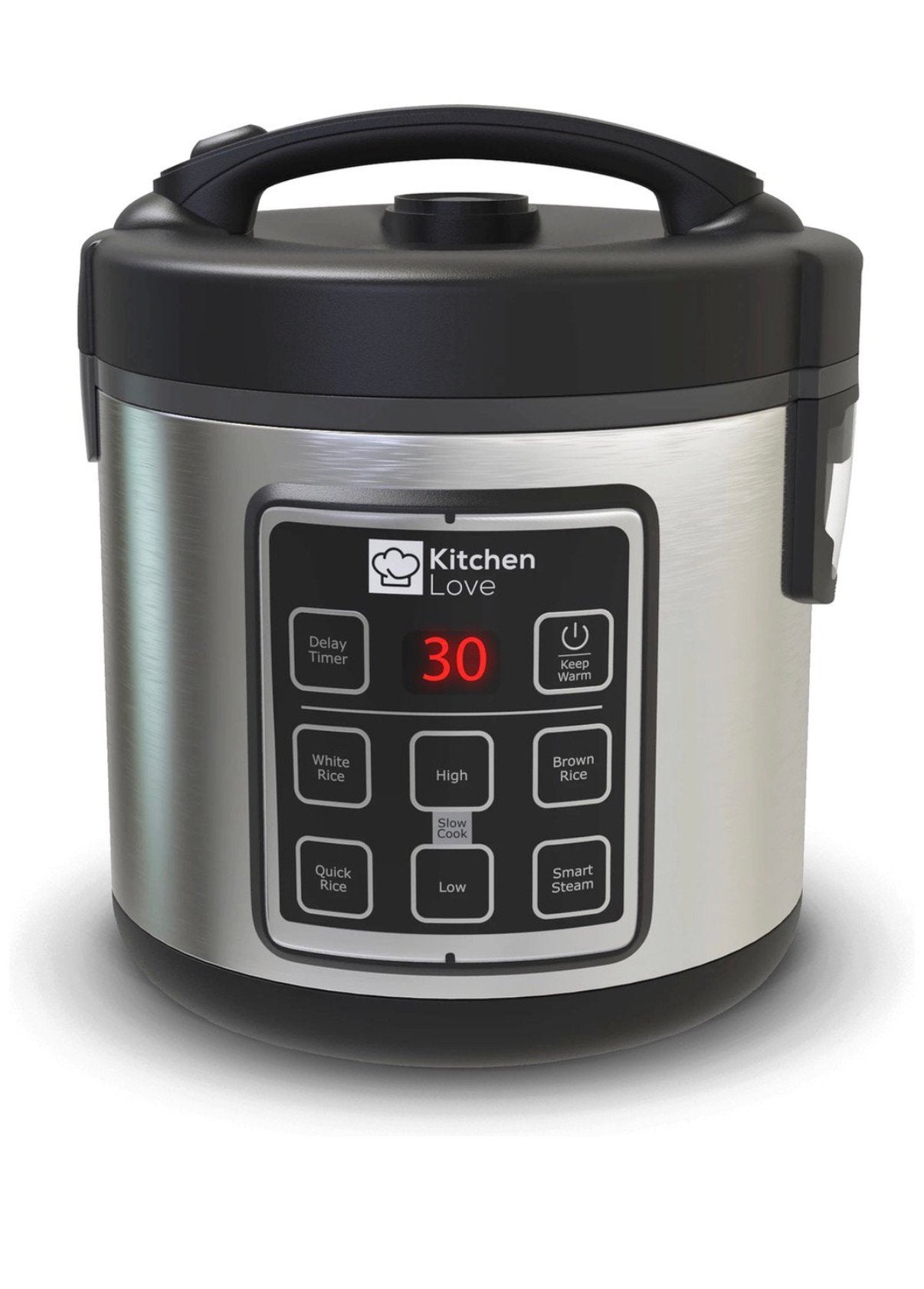 KitchenLove Rijstkoker met Stomer - 1.2L, Ophalen of Verzenden, Nieuw