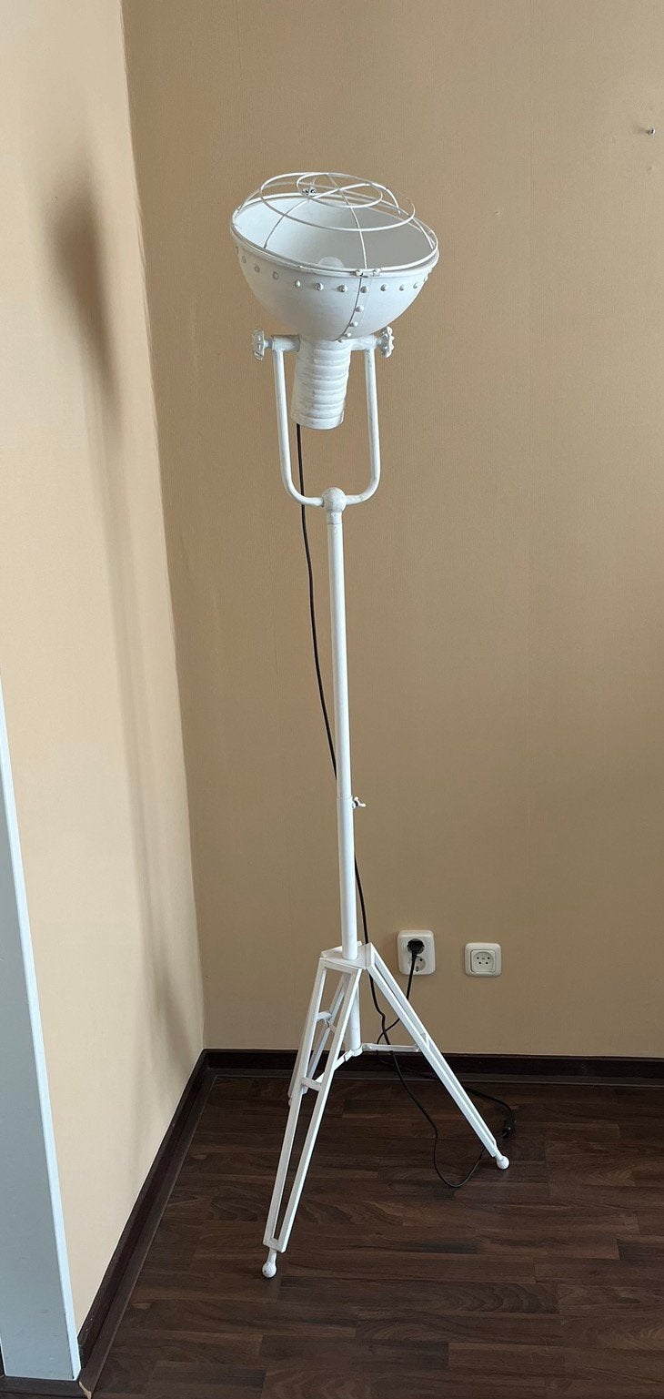 Mooie Industrieele Staande Lamp !!, Ophalen, Gebruikt, 150 tot 200 cm