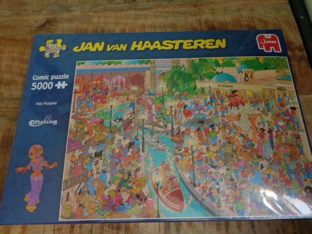 jan van haasteren nieuw in folie 5000, Ophalen of Verzenden, Meer dan 1500 stukjes, Nieuw