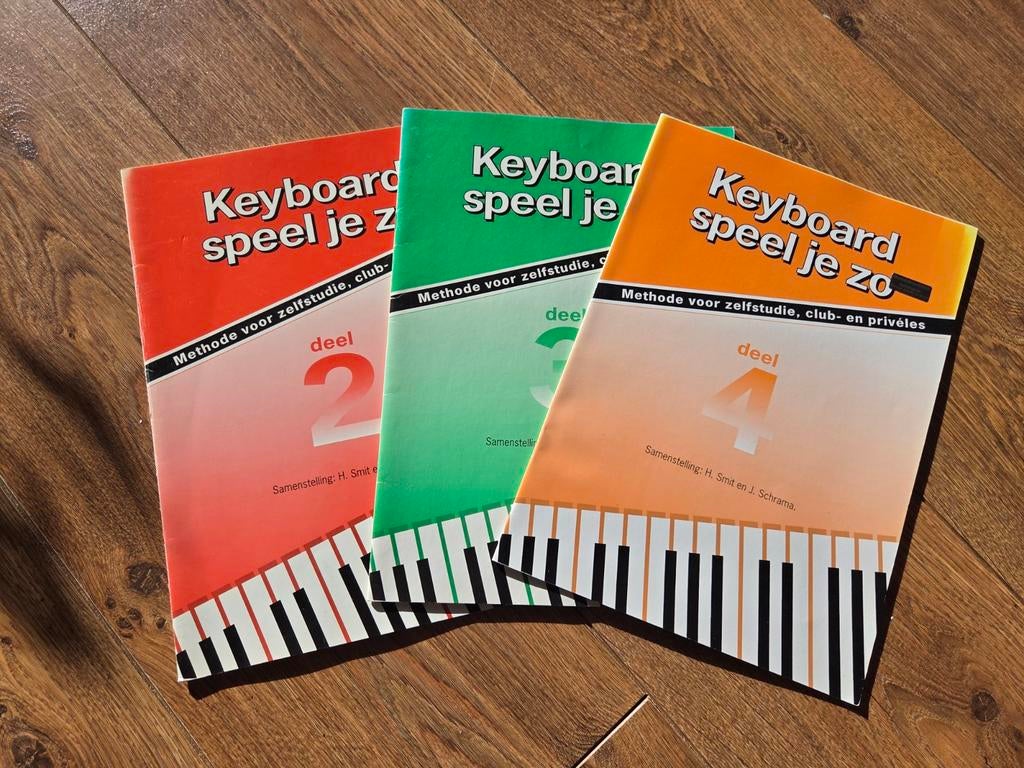 Keyboard speel je zo - Deel 2, 3 en 4, Ophalen of Verzenden, Gebruikt, Les of Cursus, Keyboard