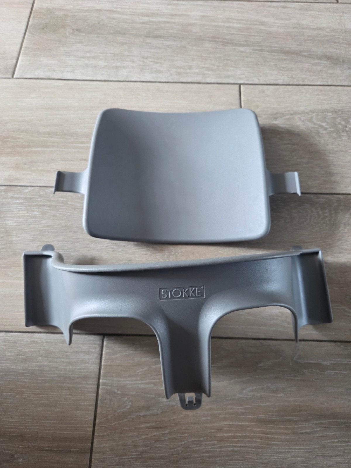 Stokke Tripp Trapp Babyset Grijs, Ophalen of Verzenden, Zo goed als nieuw, Meegroeistoel, Stoelverkleiner