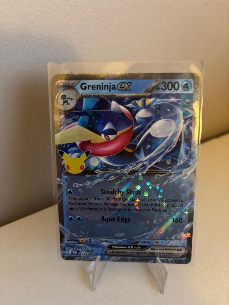 Greninja ex (MEP 099), Ophalen of Verzenden, Zo goed als nieuw, Losse kaart