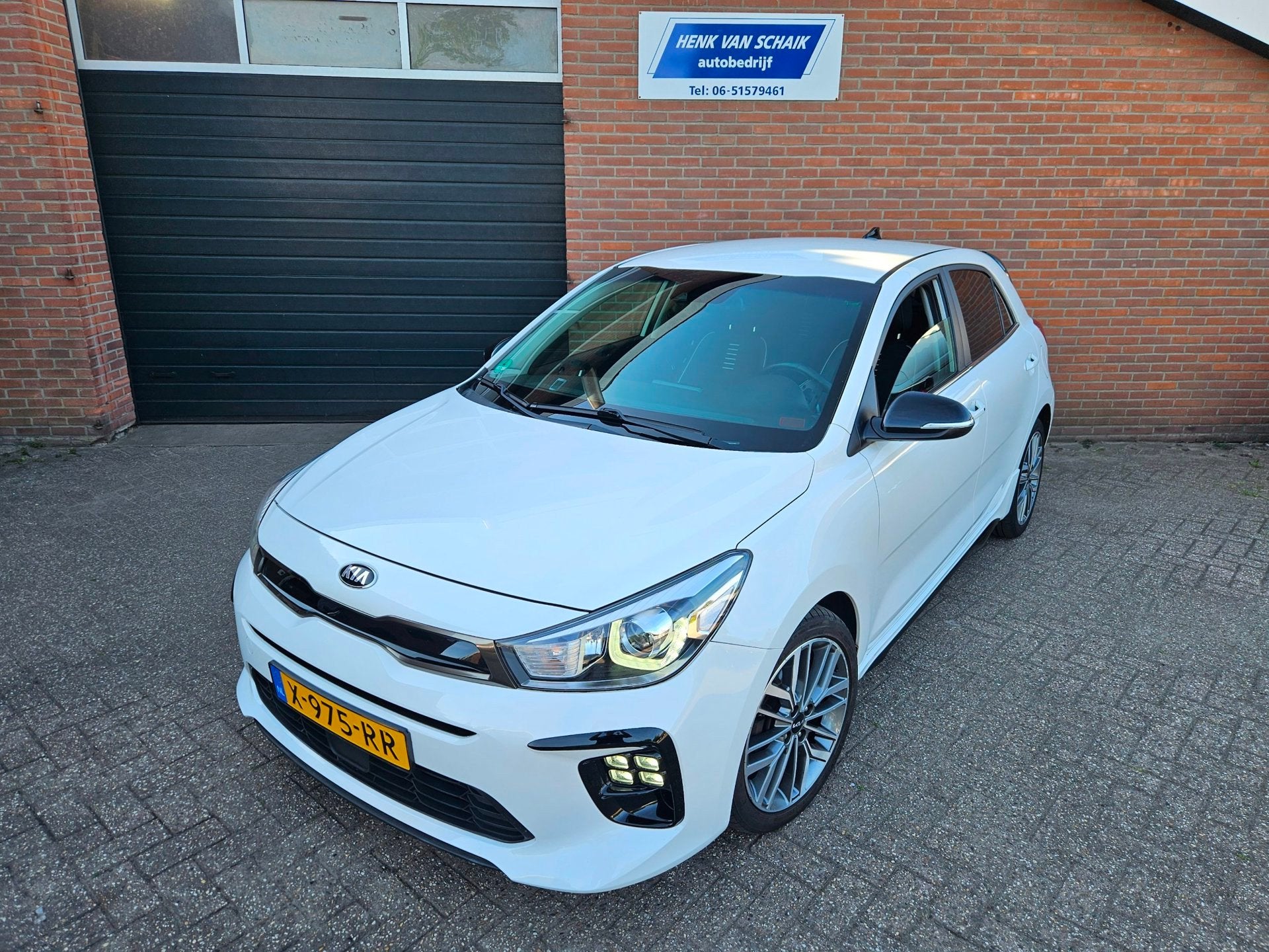 Kia Rio 1.0 TGDI DynamicPlusLine 2019 / GT-Line, Auto's, 450 kg, Gebruikt, Leder en Stof, Bedrijf